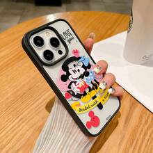 Miniso "Disney MagSafe Protective Phone Case - Mickey & Minnie Duo With Strong Magnetic Grip,For IPhone 17/17 Pro/17 Pro Max/17 Air/16/15/14/13/12/11/X Series,Iphone 17 Pro Max Case,Iphone 17 Pro Case,Iphone 17 Case,Stocking Stuffers,The Girlfriend,The Chosen,Early Fall Fashion - Xám - Xem 4