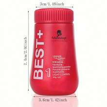 1/2 piezas Polvo voluminizador esponjoso de 20g, unisex, polvo voluminizador sin aceite, spray de peinado sin enjuague - Rojo - Ver 10