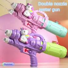 New Pull-Out Air Pressure Water Gun Features A Large 500ml Capacity, Dual Nozzles, And A Dinosaur/Duck Design. It's Perfect For Adult Beach Games, Parties, Beach Activities, Water Parks, And Water Festivals. - Multicolor - View 2