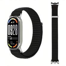 适用于小米手环10/9/8的尼龙运动表带，柔软可调节透气，男女通用，智能手表表带替换装 - Mi Band 10/9/8 - 查看 11