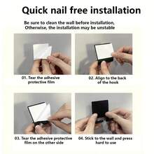 1 szt./2 szt./3 szt. Prosty ścienny uchwyt na maszynkę do golenia - modny stojak do przechowywania maszynki do golenia w łazience, wykonany z wytrzymałego plastiku, odpowiedni do akcesoriów organizacyjnych do łazienki w domu, świetny prezent dla mężczyzn i rodziny - Wielokolorowe - Zobacz 8