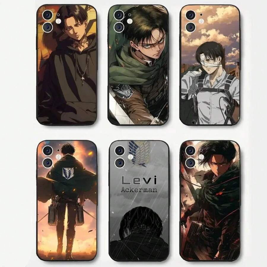 Ackerman Anime  Phone Case Silicone Soft Covercompatible With  16 15 14 13 12 11 Plus Pro Max Plus,Covercompatible With  17 Case,  17 Pro Case,  17 Pro Max Case - z2 - Xem 1