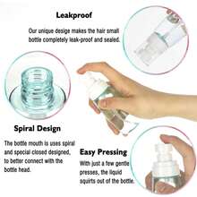 60ml minisprayflaska för resor, återfuktningsflaska för kosmetika, bärbar resesprayflaska, läckagesäker, kan användas för toning, alkoholspray, ansikts- och hårspray - Multifärgad - Visa 6