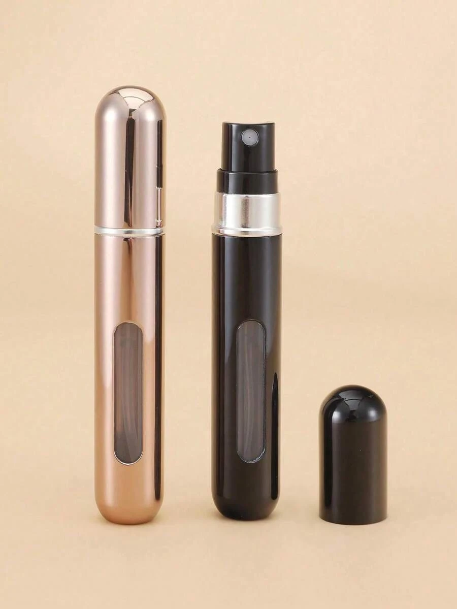 6ml Refillable Perfume Atomizer Mini Portable Spray Bottle - Leakproof Empty Pump Case For Travel Outgoing Daily Use Fine Mist Fragrance Dispenser Fit Purse Pocket Random Color - Vàng - Xem 1