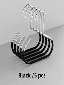5件套帽子架收纳架，防滑衣架，创意圆形衣钩，不锈钢衣柜挂钩，适用于帽子、吊带、领带、围巾、内衣等。 - 彩色 - 查看 12