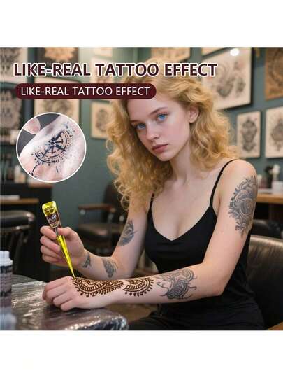 [Crimson Ritual Henna Artistry Kit]3 X Dragon's Blood Red Mehndi Cones + 12 Reusable Sacred Geometry Stencils | Alchemist-Crafted Plant-Based Paste For Transformative Body Art | Ceremonial Intensity, Hypoallergenic Elixir | For Empowerment Ceremonies, Passion Celebrations, Creative Awakening & Spiritual Manifestation