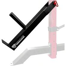 Fitvids Belt Squat Lever Arm Plate Loaded Gym Fitness Equipment For Full-Body Workouts Including Curls Rows And Guided Deadlifts Or Deadlift Assistance Designed To Work With 5/8 And Larger Diameter Hole Squat Racks For Versatile Strength Training Applications - Black - View 1