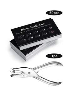 50pcs Hair Removal Care Loyalty Cards - Hair Removal Salon Customer Reward & Discount Cards For Leg, Arm & Underarm Hair Removal - Multicolor - View 7