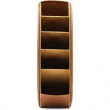 Londo Soporte de Piel para Mando a Distancia con Forro de Gamuza para DVD BLURay TV Roku o Apple TV Remotes Piel café Claro - Marrnclaro - Ver 5