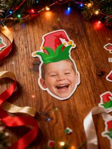 Personalized Photo Stickers, Custom Picture & Text Vinyl Stickers, Waterproof DIY Decals For Laptop, Phone, Water Bottle, Scrapbook & Album, Cute Birthday Party Favors, Couple Photo Gift, Custom Christmas, Anniversary & Valentine's Day Gift, 1/3/5PCS - Multicolor Photo Paper - View 9