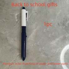 1支/3支装创意个性化迷你仿真喷水笔，学生恶作剧喷水中性笔，学生标记笔，学生文具，随机颜色组合 - 彩色 - 查看 13