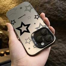 Matte Anti-Fall Cover Star Pattern Case Applies To I P H One XR 11 12 13 14 15 16 PRO MAX 14 15 16 PLUS A04 A05 A12 A14 A15 A32 A35 A52 A55 A72 Redmi A3 10C 12C 13C 14C Poco X5 X6 Pro Note 11 12 13 - J1 - Xem 3