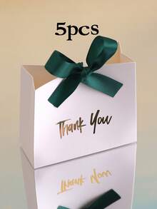5pcs Souvenirs Packing Gift Box Candy Boxes Wedding Favors Gift Box Party Birthday - Multicolor - View 19