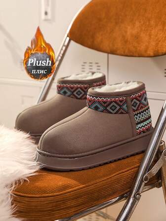 Vinterskor för dam, varma och bekväma skor för män, varma bomullsskor för kvinnor, vadderade tofflor för kvinnor, inomhusskor, plyschiga tofflor