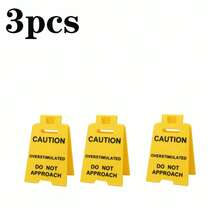 1/3 biển báo để bàn in 3D hài hước, Cảnh báo: Kích thích quá mức, trang trí bàn làm việc văn phòng, màu sắc sống động, tránh kích thích quá mức, biển báo để bàn bằng nhựa hiện đại, quà tặng văn phòng vui nhộn phù hợp cho đồng nghiệp, nhân viên và cấp trên, nhà và nơi làm việc, phụ kiện bàn làm việc. - Nhiều màu - Xem 12