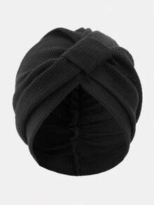 1pc Women's Autumn Breathable Waffle Grid Square Headscarf Hat, Style Headwrap, Suitable For Daily Use - Multicolor - View 16