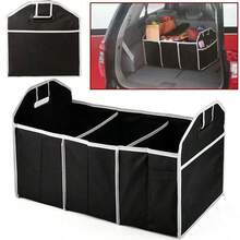 Car Storage Box Foldable Car Trunk Organizer Toys Food Storage Container Bags Box Car Accessories Auto Organizer - Black - View 1