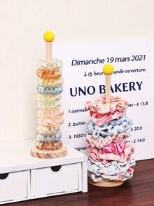 3pcs Wooden Hair Accessory Organizer Rack, Headband, Hair Tie, Hair Clip, Jewelry Display Stand, Suitable For Stylists, Home Decor, Hair Accessories And Jewelry Display, Ideal For Stylists, Gender Reveal Parties, Birthdays, Weddings, Parties, Perfect Gift For Coworkers, Friends And Family, Back To School Essential