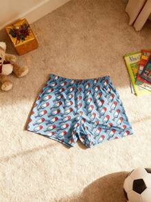 Freeze Pop Shorts Boy Clothes, Gifts For Teen Kids Boys Unisex, Ice Cream Trunks Blue Sweatpants Red Underwear Pants, Boys Christmas PjChristmas Birthday Gifts For Teenage Dress, Thanksgiving Outfit, School Sport Running Pants, Running Pants, Basketball Shorts - 長春花藍 - 查看 2