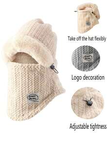 这款帽子集冬季户外帽、围巾和面罩于一体，是冬季骑行的理想之选。它适合成人和儿童佩戴，防风保暖，既能抵御寒风，又能保持温暖。 - 彩色 - 查看 3