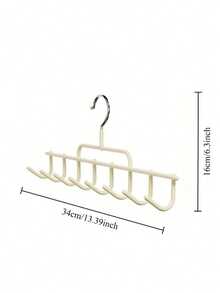 Half-Piece Hat Rack, Space-Saving Wardrobe Hat Organizer - Can Hold Up To 8 Hats, Versatile Hanging Hat Display Stand, Also Suitable For Storing Belts, Ties, Scarves, Vests, Hats, Bras, Shoes, Dresses, Pants, Jeans, Boots, And Skirts. Ideal For Use In Dormitories/Bedrooms, Bathrooms, Wardrobes, Closets, And At Home. - Multicolor - View 10
