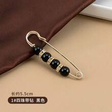 Pearl Brooch Pin, Safety Pin, Suitable For Dresses, Pants, Skirts, Cardigans, Collars And Other Clothing, Decorative Pin, Cute & Fashionable Faux Pearl Brooch Pin, Durable, Suitable For Girls And Women, Safety Pin, Brooch Pin - Multicolor - View 10