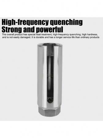 1pc Square Drive Size 1/2 Universal 22mm Socket Wrench Oxygen-Containing European Standard Oxygen Vacuum Sensor Removal Socket