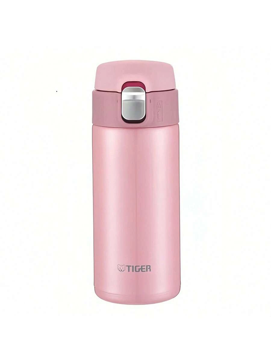 Tiger Taza isotérmica MMJ-A36C de 360 ml con tapa abatible de un solo toque, aislamiento al vacío de acero inoxidable 304, triple a prueba de fugas, ultraligera y portátil.