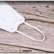 20 mascarillas desechables por paquete, 2 colores, KN95, estampado con forma de pez, cada una empaquetada individualmente. - Blanco - Ver 6