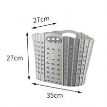 Foldable Laundry Basket With Handles, Large Capacity Clothes And Plush Toy Storage Bin, Dirty Clothes Storage Box, Space-Saving Laundry Baskets With Handles, Wall Hanging Clothes Storage Container - Multicolor - View 12