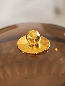 1pc Plastic PET Material Drainage High Foot Tray With Dust Cover, Unbreakable And Reusable Fruit/Dessert/Snack/Cake Display Tray, Suitable For Various Festivals, Weddings, Parties And Events - Round-gold High Feet - View 2