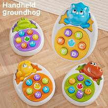 4件套恐龙造型玩具套装，独特礼物，儿童玩具（蓝色、绿色、橙色和红色），互动学习益智玩具，适合家庭游戏 - 彩色 - 查看 5