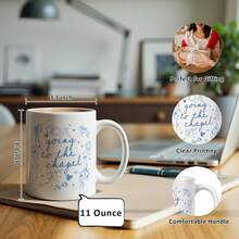 Going To The Chapel Bride Mug 11 Oz, Bride Gifts For Women, Bridal Shower Gifts Coffee Cups Ceramic, Future Mrs Gift Ceramic Mug For Coffee Tea Hot Cocoa Home Office Work - 圖片色 - 查看 7