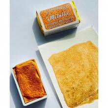 Full Pan Handmade Color Flake Shimmer Metallic Watercolor Paints Chose Your Color (Sparkling Tangenine),SparklingTangenine(FullPan) - Sparkling Tangerine (FullPan) - View 3