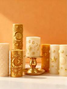 قالب شمع سيليكون بأشكال أجرام سماوية، مناسب لإعداد التأمل، هدايا رأس السنة، حفلات ذات موضوع شتوي. سهل التنظيف وإعادة الاستخدام. قالب متعدد الاستخدامات لصنع الشموع اليدوية، والفن الجصي، والصابون، والطين. مثالي لديكور المنزل، والإقامة بالنمط الإسكندنافي، وغرفة المعيشة، والحمام، والفعاليات الخارجية - أبيض - مشاهدة 9