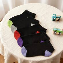 25 paires de chaussettes multicolores pour enfants, chaussettes de sport respirantes pour garçons et filles de 1 à 14 ans, chaussettes de sport d'équipe pour tout les jours - Multicolore - Voir 2