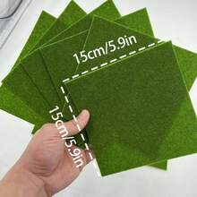 1*1m Artificial Moss Mat, Suitable For Bonsai, Micro Landscape, Home Decor, Photography Props - Multicolor - View 13