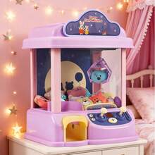 Máquina de muñecas familiar, juguete interactivo padre - hijo, máquina de agarrar cosas con música, máquina de caramelos de muñecas de monedas - Multicolor - Ver 11