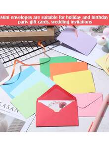 10pcs Envelope, Vintage Envelope, 18.5x13.5cm (7.28x5.31in) Blank Paper Small Object Storage, V-Shaped Seal, Suitable For Marriage Proposals, Birthdays, Graduates, Greeting Cards, Invitations - Suitable For All Kinds Of Festivals, Multiple Colors