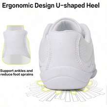 CADIDL Cheer Shoes Women White Cheerleading Shoes for Girls and Youth - Ld26blanco - Ver 6