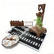 Executioner Riddle Game, Multiplayer Mystery Word Game, Entertaining Thinking Game, Available In English And Spanish Versions, Large Size Failure Effect Display Recommended, Family Game Toy, Suitable For Christmas, Halloween Parties, Can Be Given As Small Gifts