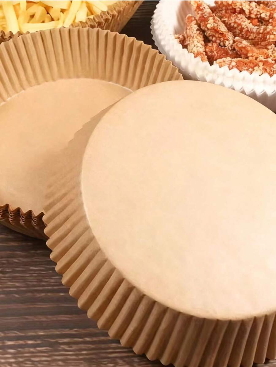 100/50/10 方形一次性空气炸锅内衬，纸质空气炸锅内衬，纸质篮碗，烤盘，烤箱配件，烘焙工具，厨房小工具，厨房配件 100/50/10 方形一次性空气炸锅内衬，纸质空气炸锅内衬，纸质篮碗，烤盘