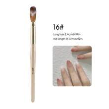 美甲笔套装，1-6支装，包含美甲设计笔、绘画工具、指甲刷、指甲清洁刷，适用于丙烯酸涂料、丙烯酸粉、3D美甲雕刻等。 - 彩色 - 查看 10