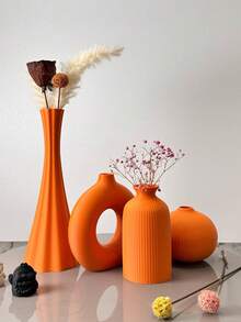 Jarrón de estilo bohemio, adecuado para flores secas y arreglos florales, ideal para la decoración del hogar, la exhibición del pasillo, la decoración del escritorio de la oficina y la decoración del gabinete, lo que lo convierte en un regalo perfecto para las vacaciones. - Multicolor - Ver 9