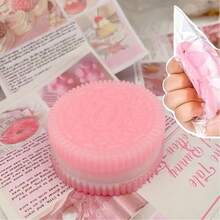 Handmade Silicone Stress Relief Squishy Toy,Silicone Taba Squishy Toy,Squishys Handmade Sticky Toys,Decompression Venting Toys, Perfect For Stress And Anxiety Relaxing(Pink)