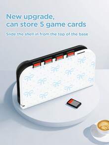 Accessories For Nintendo Switch, Bow & Polka Dot Pattern, Compatible With New Switch 2 (2025), NS2/Switch OLED/Switch Protective Case, Storage Bag, Cartridge Slot Base Shell, Game Card Box, Best Gift Compatible With Switch Players, Valentine's Day/Romantic Gift - Multicolor - View 8