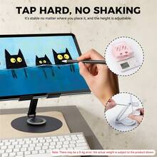 EIGIIS Tablet Stand For Desk, 360° Swivel For IPad Holder, Aluminum Adjustable Tablet Holder, Compatible With IPad Pro/Air/Mini And More - Multicolor - View 7