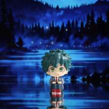 Chibi Izuku Midoriya, Shoto Todoroki, Ochaco Uraraka Figurine Cake Topper Decoration Baking Doll Gift For Boys - Multicolor - View 16