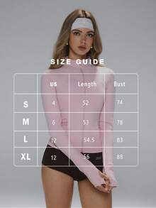 Phong cách Âu-Mỹ, dáng ôm tôn dáng, thiết kế tiện dụng, trang phục đa năng - Thích hợp cho yoga/hoạt động ngoài trời/tập luyện, tối ưu hóa sự thoải mái khi vận động, #Thời trang thể thao đô thị #Phong cách thể thao #Lớp áo đa năng, Áo khoác tập luyện nữ có túi, Áo khoác yoga ôm dáng, Áo chạy bộ có lỗ xỏ ngón tay, Áo khoác cổ lọ thể thao ngoài trời mùa xuân - Hồng - Xem 4