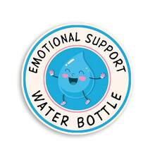 Set 3Pcs  & Funny Mental Health Sticker - 3 Inches Die-Cut Vinyl For Water Bottle, Phone, Book, Laptop,At-187 - At-187 - View 3